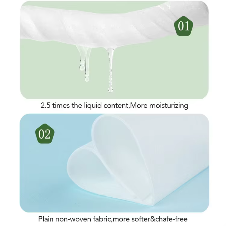 Private Label Natural Tea Tree Eyelid Cleaning Wipes Calm Eyelid Wipes for Dry, Red, Itchy, Swollen,Irritated Eyes