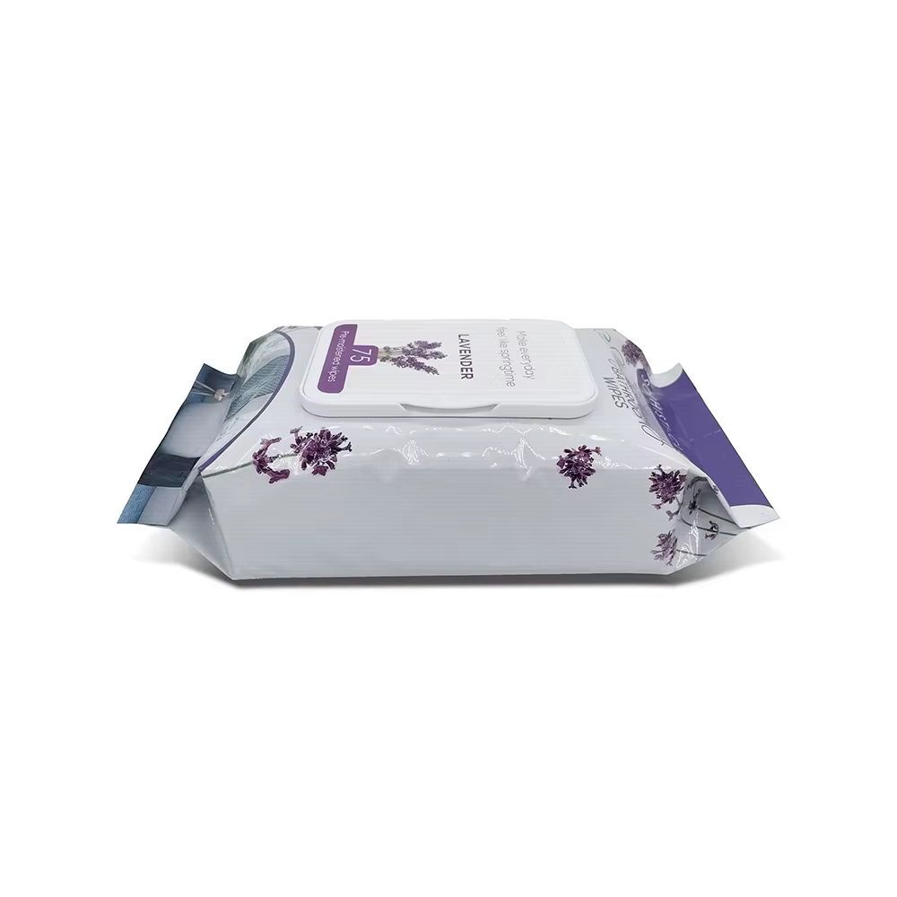 OEM Biodegradable Plant-Based Hypoallergenic Wipes 80Counts for Cleansing Hands, Faces, Hands and Tushies