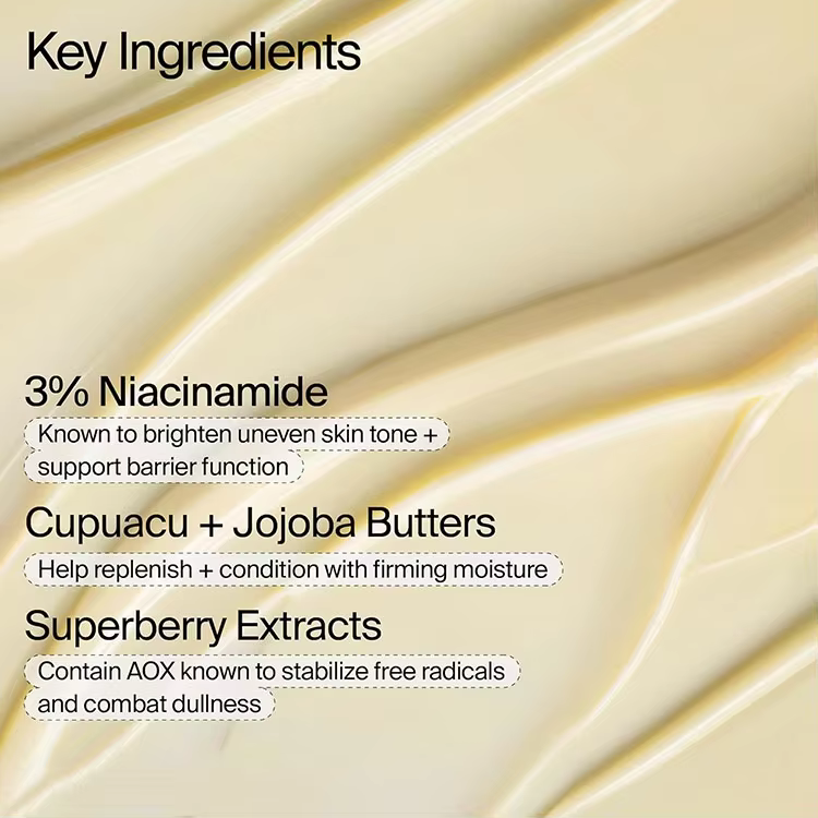 Custom Body Butter with Niacinamide, Jojoba Oil, Vegan Hydrating Body Lotion Firming Moisturizer Nourishing Essential Body Care