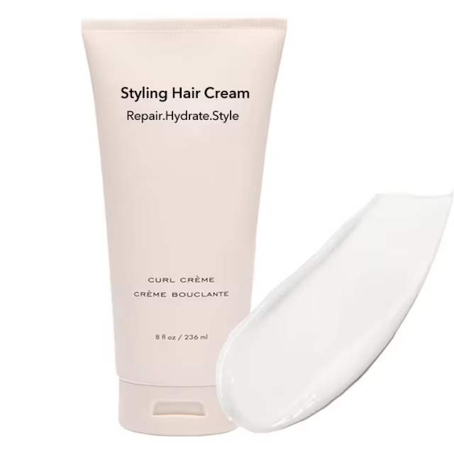 GMP Factory Hair Care Styling Product for Frizzy Wavy Curly Hair Definition Smoothing Advanced Curl Enhancer Cream Air Dry Cream