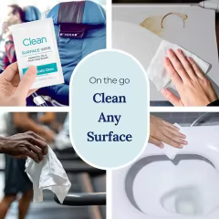 OEM Individually Wrapped Travel Cleaning Wipes All Purpose Deodorizing Freshening Cleaning Wipes with Herbal Essential Oils