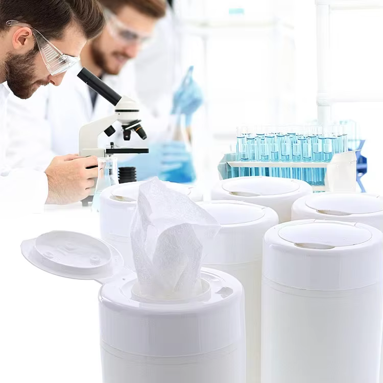 Custom Disposable Dry Wipe for Shoes Hands Kitchen Pet Cleaning Biodegradable Viscose Hygienic Nonwoven Fabric Wholesale