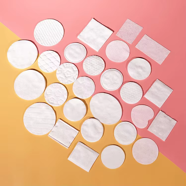 Dry Wipes Supplier Custom Makeup Remover Cotton Pads Manufacturer Non Woven Pads Mask for Facial Cleansing Wipes