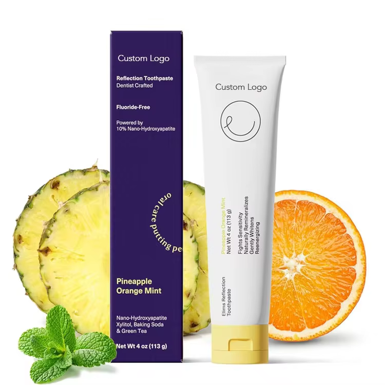 FDA Certified Toothpaste Manufacturer Botanique Teeth Whitening Fluoride Free Natural Oral Care Cleaning Toothpaste