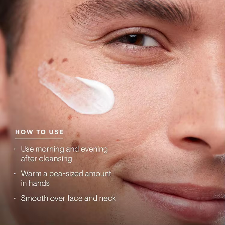OEM Men's Facial Moisturizer with Tea Tree and Vitamin E,Deeply Moisturizing Body Lotion Relief Cream,Soothes Nourishes Dry Skin