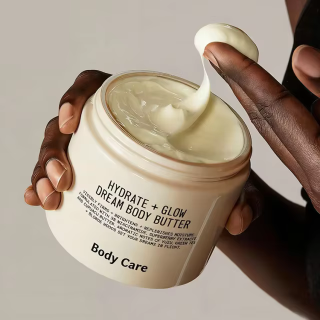 Custom Body Butter with Niacinamide, Jojoba Oil, Vegan Hydrating Body Lotion Firming Moisturizer Nourishing Essential Body Care