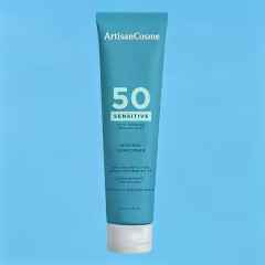 Custom Logo SPF 50+ Sensitive Mineral Sunscreen, Zinc Oxide, Water Resistant, 5 fl oz
