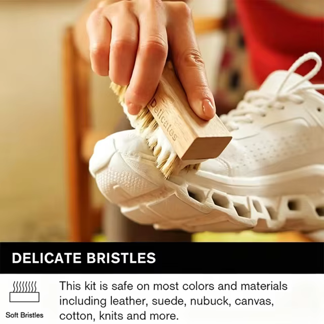 Custom Logo Ready-to-use Cleaning Care effectively cleans and cares for suede, leather, vinyl, canvas, mesh, and nubuck.