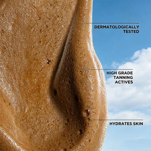 Custom Logo Light Hydrating Self-Tanning Foam with Aloe & Coconut, Streak-Free Natural Tan