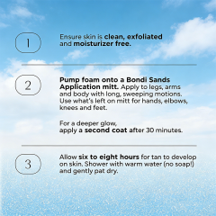 Custom Logo Light Hydrating Self-Tanning Foam with Aloe & Coconut, Streak-Free Natural Tan