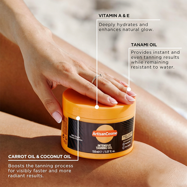 Custom Logo Greek Deep Tanning Accelerator Gel 5oz