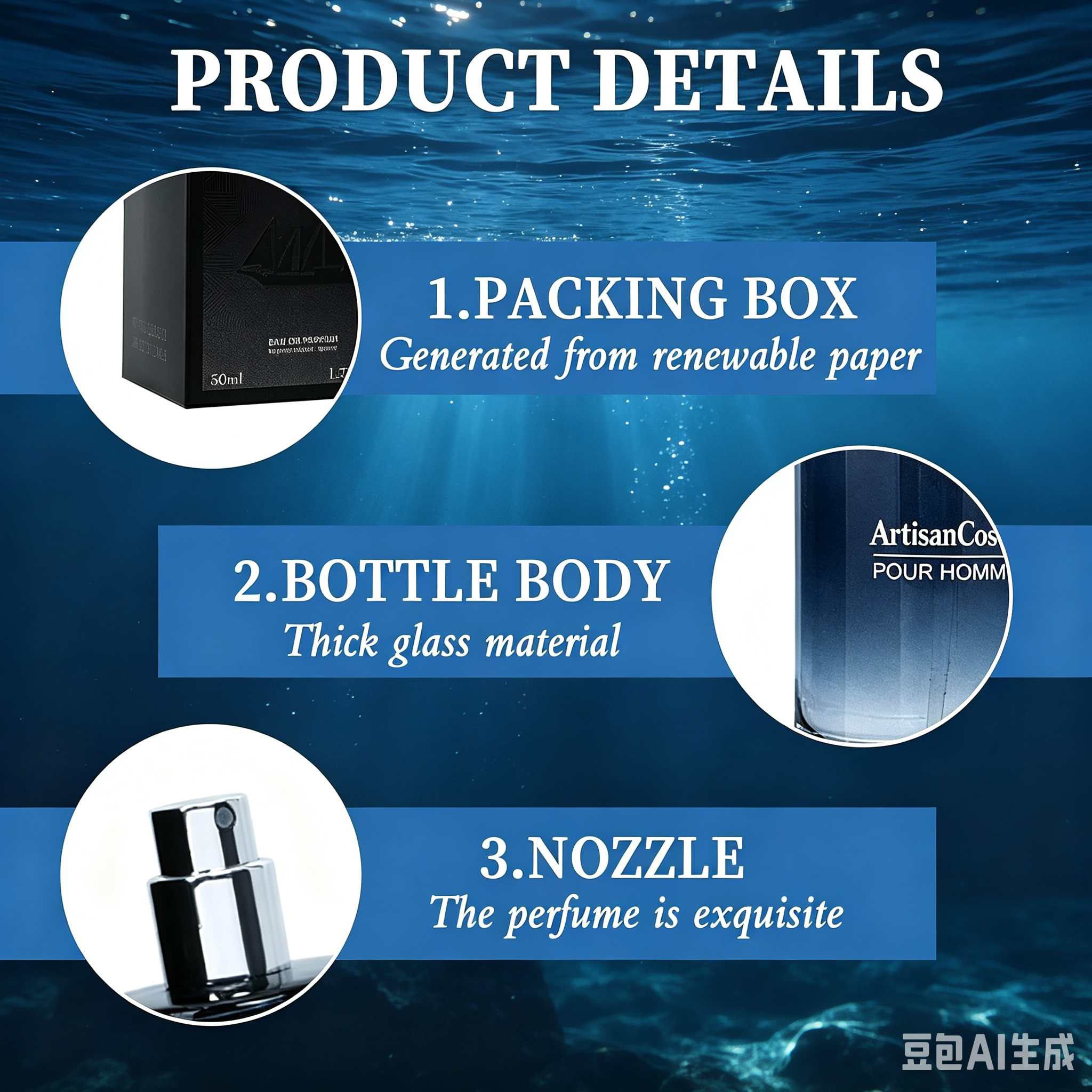 Custom Logo Men’s Pheromone Eau de Toilette 1.7oz Long Lasting Citrus Lemon Pepper Cedar Portable Cologne