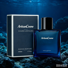 Custom Logo Men’s Eau De Parfum 1.7 Fl Oz Long Lasting Marine Oriental Woody Cologne Daily Date Travel Gift