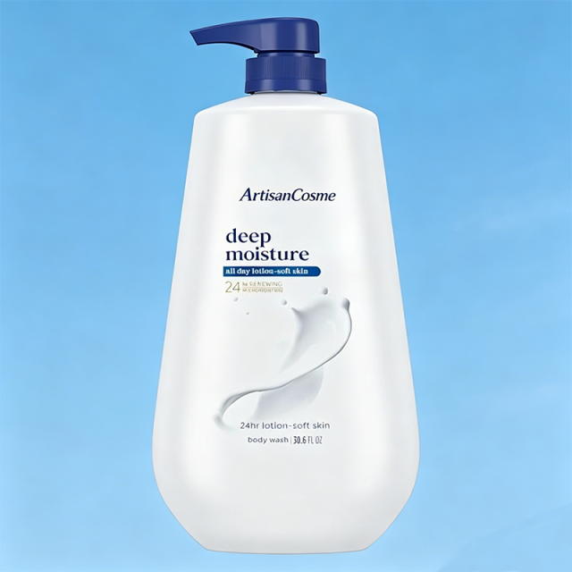 Custom Logo 30.6oz 24 Hour Deep Moisture Body Wash Sulfate Paraben Free Soft Skin Cleanser