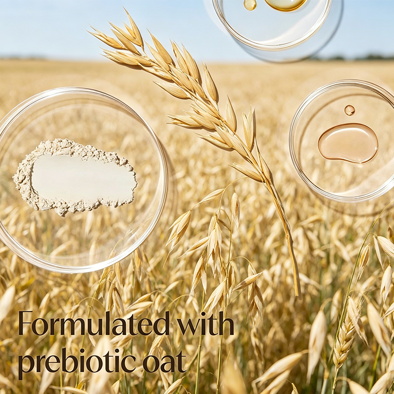 Custom Logo 33 fl oz Prebiotic Oat Moisturizing Body Wash Sensitive Skin For Dry Normal Skin Men Women