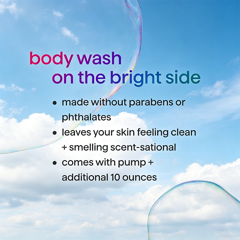 Custom Logo Men Body Wash, Sea and Surf Scent, Paraben and Phthalate Free, Quick-Lathering Cleansers, Cruelty Free, 28 oz