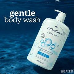 Custom Logo 35oz Family Gentle Body Wash pH Balanced Sensitive Skin Dye Paraben Silicone Free Original Scent