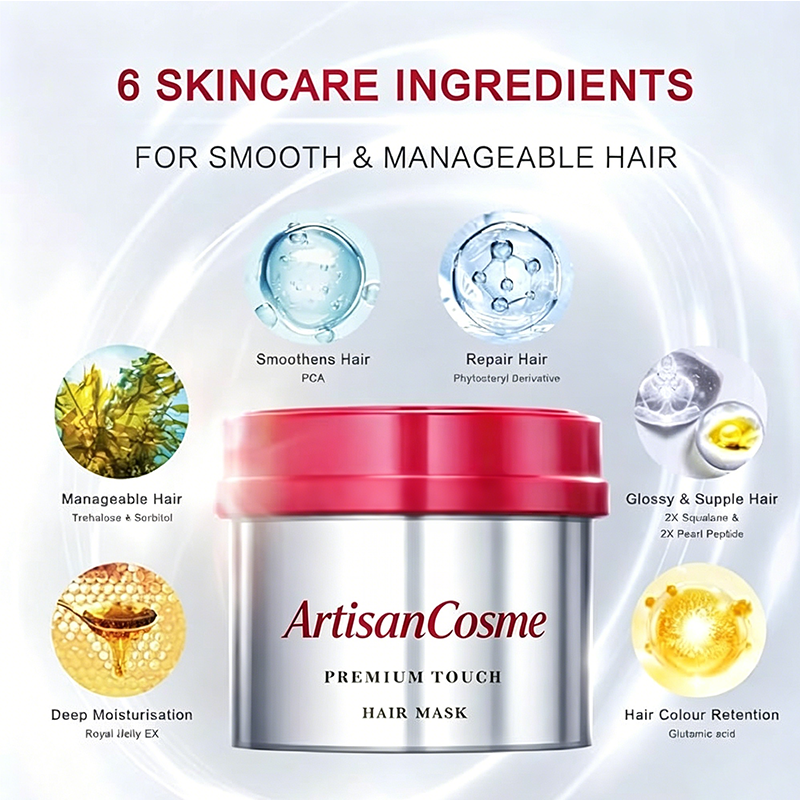 Custom Logo 180g (8.11 Ounce) Premium Touch Nourishing Hair Barrier