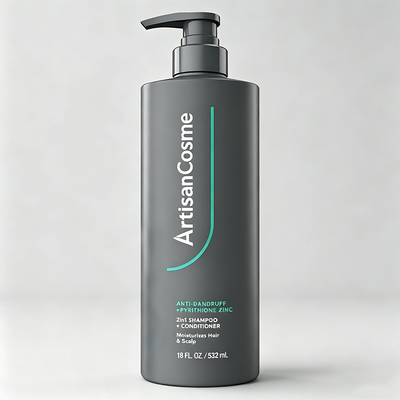 Custom Logo 18 FL OZ Men+Care 2-in-1 Shampoo Conditioner Pyrithione Zinc Anti Dandruff Moisturizing Wash