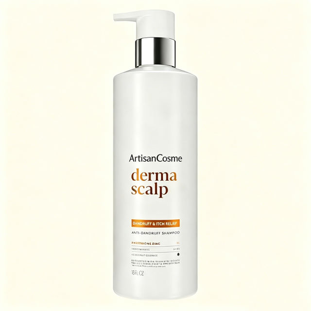 Custom Logo 16 Fl Oz Pyrithione Zinc Anti-Dandruff Shampoo Niacinamide Coconut Essence Itchy Scalp Relief