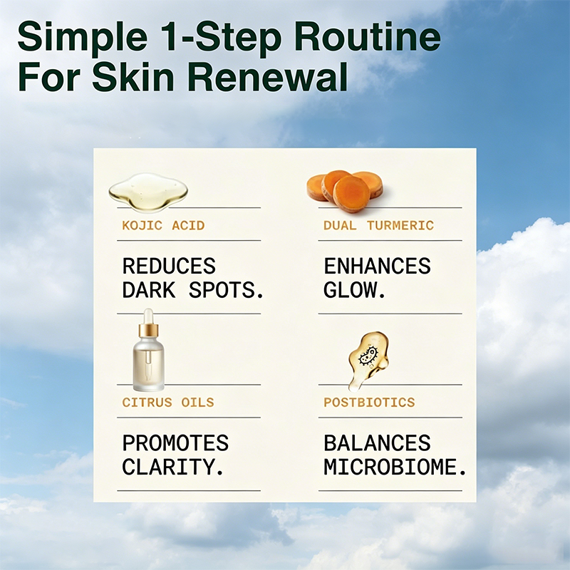 Custom Logo Organic Cold Pressed Kojic Acid Soap Bar with Retinol Turmeric & Postbiotics for Skin Brightening