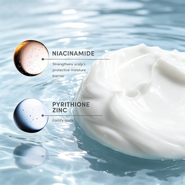 Custom Logo 16 Fl Oz Pyrithione Zinc Anti-Dandruff Shampoo Niacinamide Coconut Essence Itchy Scalp Relief
