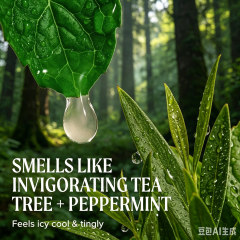 Custom Logo Tea Tree Deep Cleansing Shampoo Refreshing Scalp Ideal for Oily Hair All Hair Types