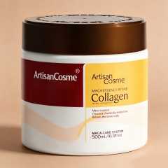 Custom logo 500ml Argan Oil & Collagen Deep Repair Hair Mask Deep Conditioning Treatment for Dry Damaged All Hair Types