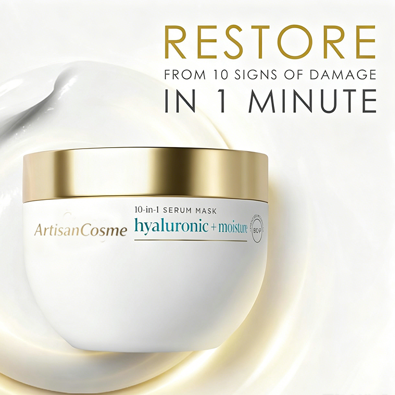 Custom Logo  10-in-1 Hyaluronic Hydrating Hair Mask with Bio-Protein Care Technology Deep Moisturizing Treatment for Dry Hair