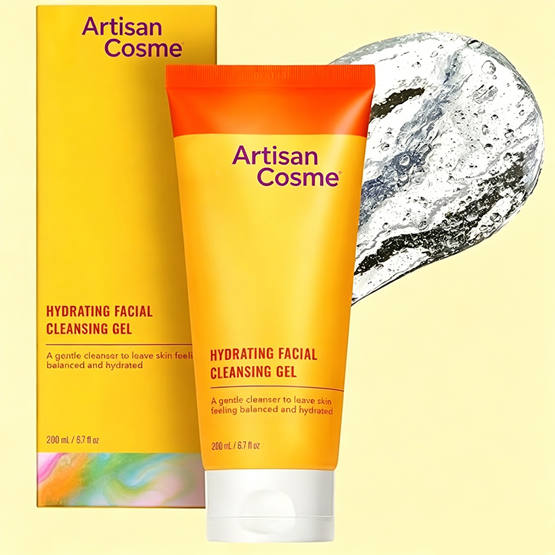 Custom Logo Hydrating Facial Cleansing Gel Infused with Rosewater & Pineapple Extracts for Brightening and Moisturizing Skin