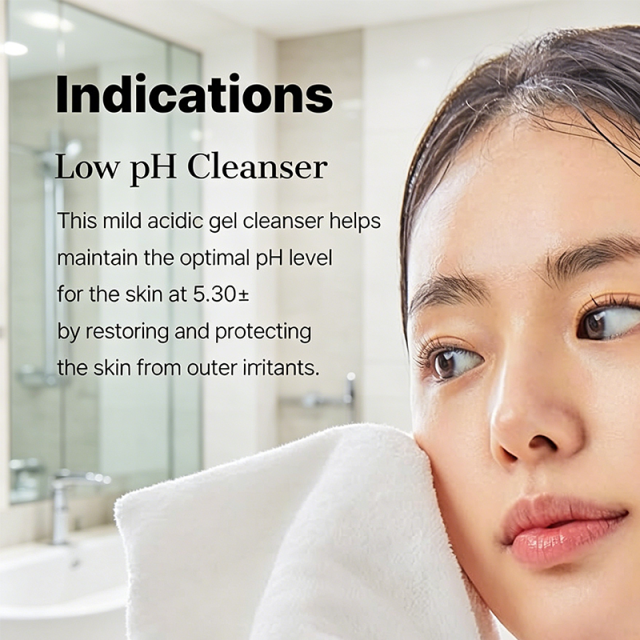 Custom Logo 5.07 Fl oz Low pH BHA Morning Gel Cleanser pH Balancing Gentle Wash for Sensitive Skin