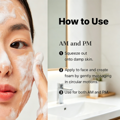 Custom Logo 5.07 Fl oz Low pH BHA Morning Gel Cleanser pH Balancing Gentle Wash for Sensitive Skin