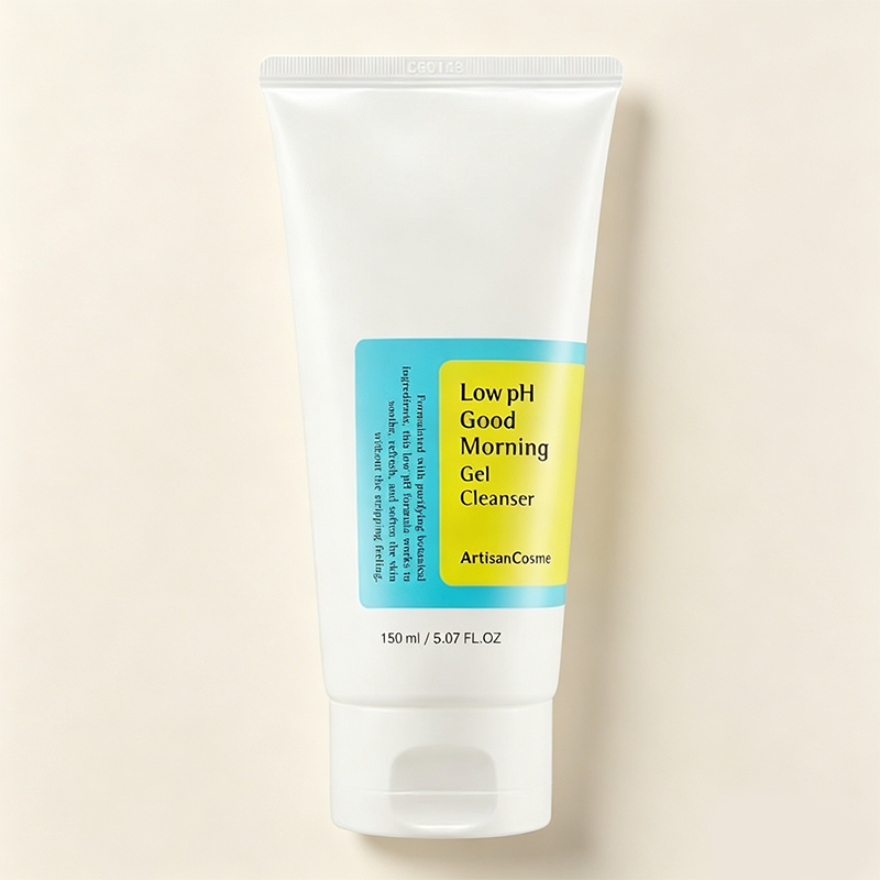 Custom Logo 5.07 Fl oz Low pH BHA Morning Gel Cleanser pH Balancing Gentle Wash for Sensitive Skin