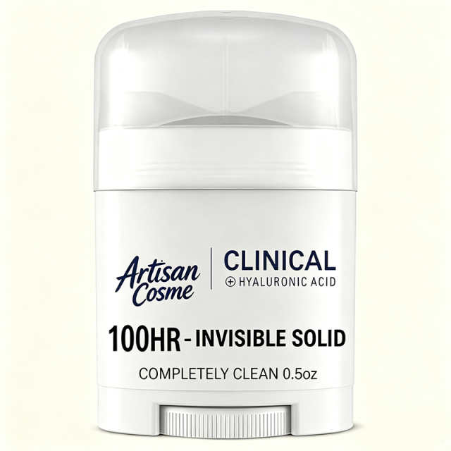 Custom Logo Clinical Strength Invisible Solid Antiperspirant Deodorant for Women, 100HR Sweat&Odor Control with Hyaluronic Acid