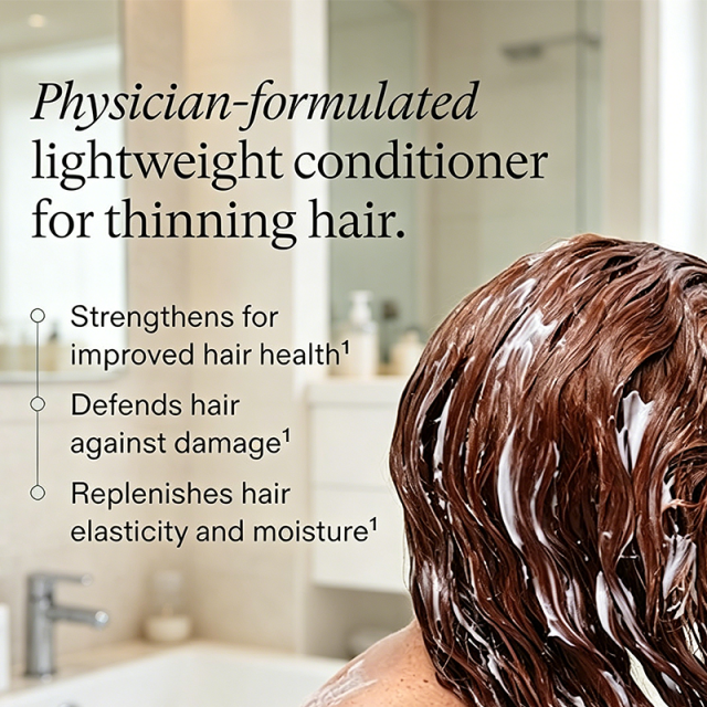 Custom Logo Physician Formulated Lightweight Conditioner Strengthen & Moisturize Thinning Hair Color Safe