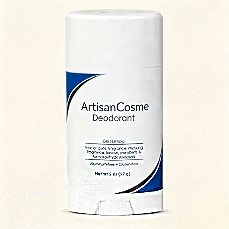 Custom Logo 2 oz Aluminum-Free Unscented Gel Deodorant for Sensitive Skin