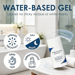 Custom Logo 2 oz Aluminum-Free Unscented Gel Deodorant for Sensitive Skin