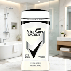 Custom Logo 2.7 oz Men UltraClear Antiperspirant Deodorant, 72H Sweat & Odor Control with MotionSense Technology