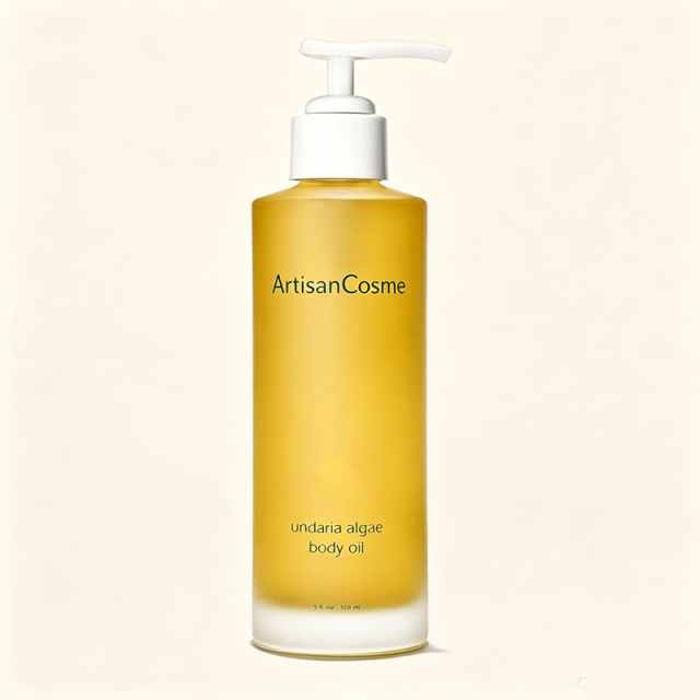 Custom Logo 5 oz Undaria Algae Firming Body Oil, Lightweight Non-Greasy Moisturizer Vegan Cruelty-Free