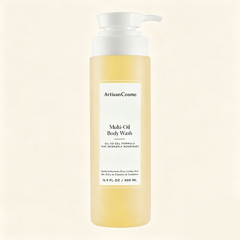 Custom Logo 16.9 oz Multi-Oil Hydrating Gentle Cleansing Body Wash