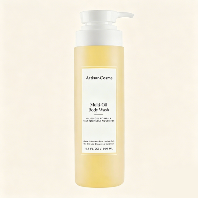 Custom Logo 16.9 oz Multi-Oil Hydrating Gentle Cleansing Body Wash