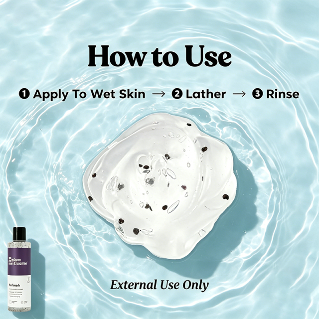 Custom Logo 8 oz pH Balancing Feminine Wash Gentle Cleansing Odor Control Shower Gel