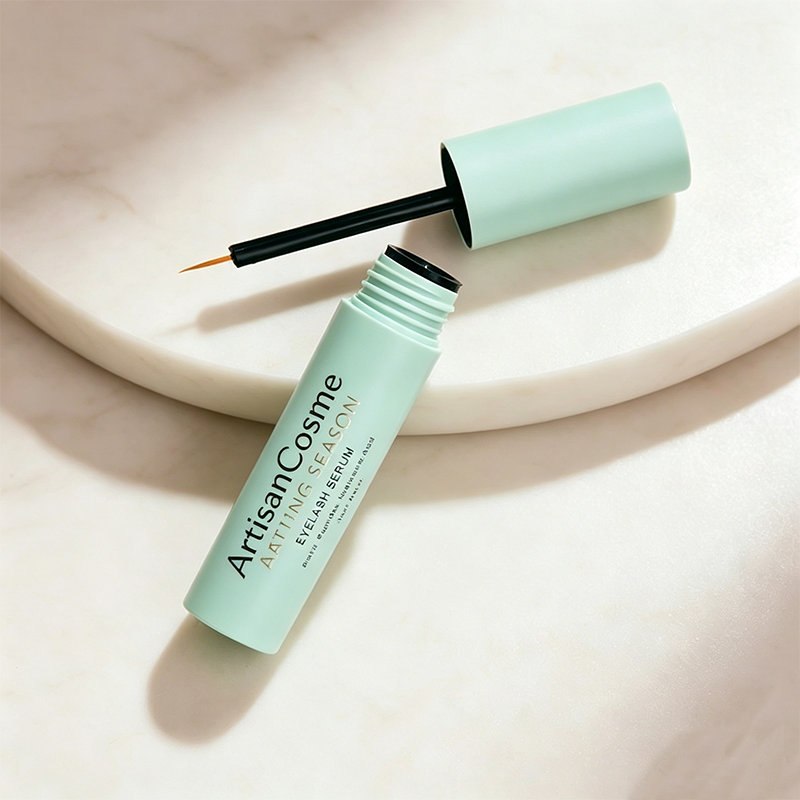 Custom Logo 0.1 fl oz Batting Season Eyelash Growth Serum with Biotin Peptides & Hyaluronic Acid, Nourishing Booster for Thin Sparse Lashes