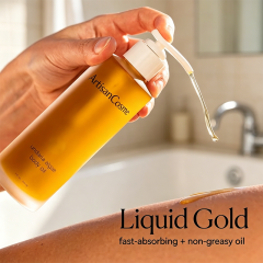 Custom Logo 5 oz Undaria Algae Firming Body Oil, Lightweight Non-Greasy Moisturizer Vegan Cruelty-Free