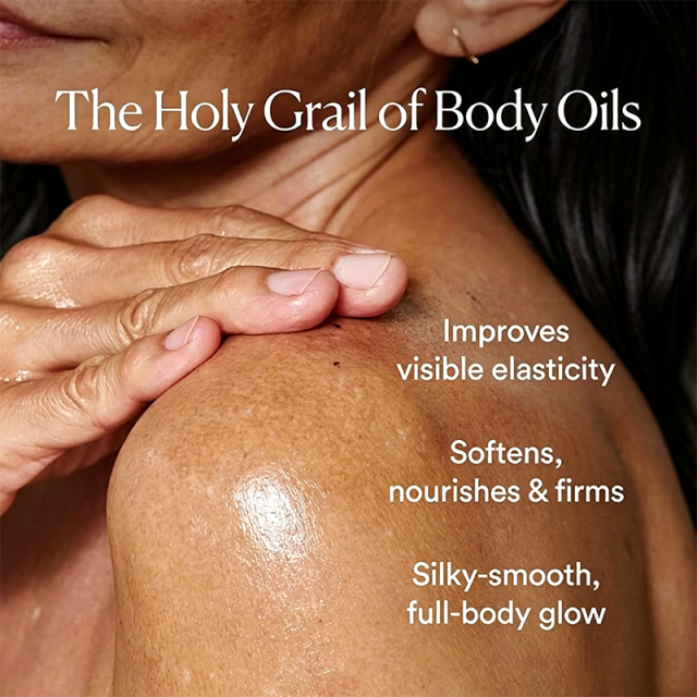 Custom Logo 5 oz Undaria Algae Firming Body Oil, Lightweight Non-Greasy Moisturizer Vegan Cruelty-Free