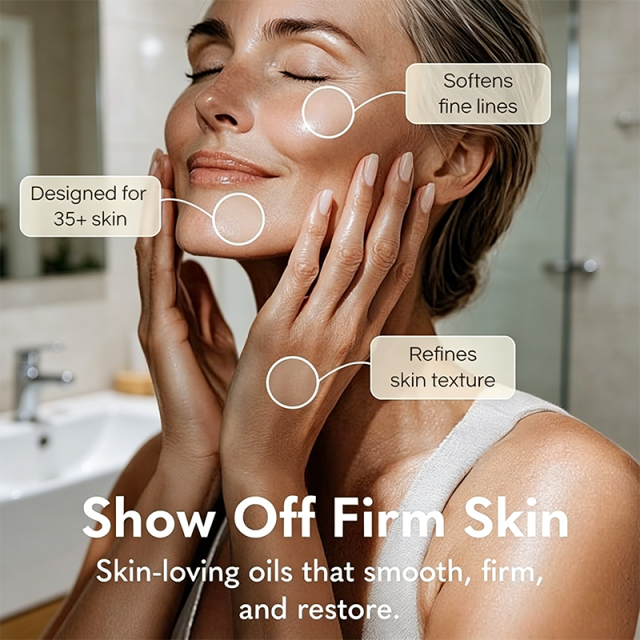 Custom Logo Silk Firming Anti-Aging Body Oil Scented Organic Moisturizer for Crepey Skin