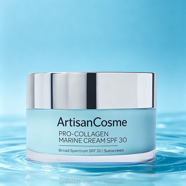 Custom Logo Pro-Collagen Marine Cream SPF 30, Lightweight Anti-Wrinkle Daily Facial Moisturizer