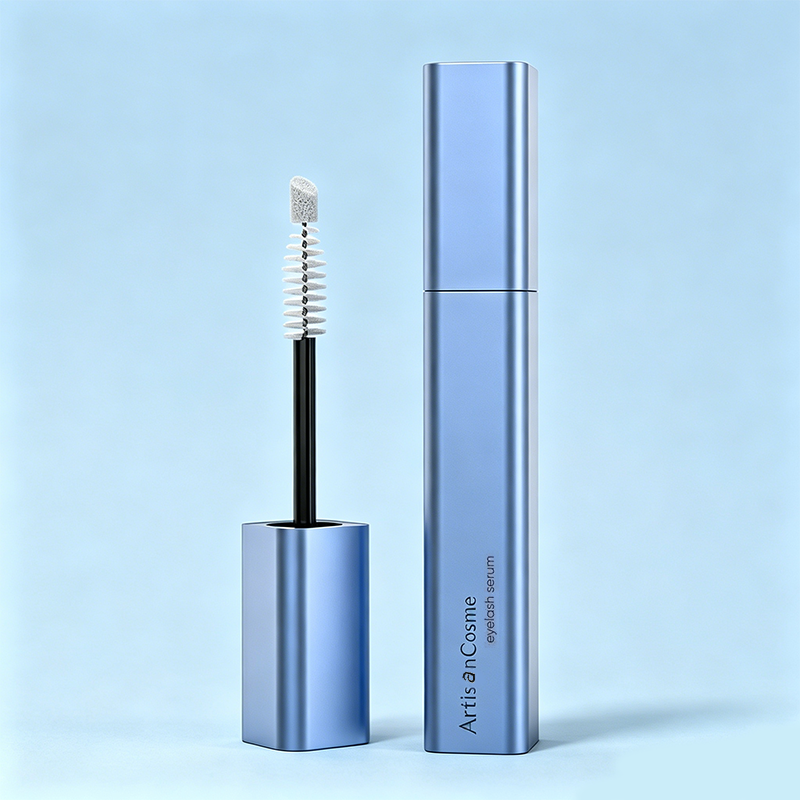 Custom Logo 6ml Eyelash & Eyebrow Growth Serum with Biotin & Korean Multi Peptides, Natural Extracts for Fuller Longer Lashes, 6 Month Supply for Men & Women