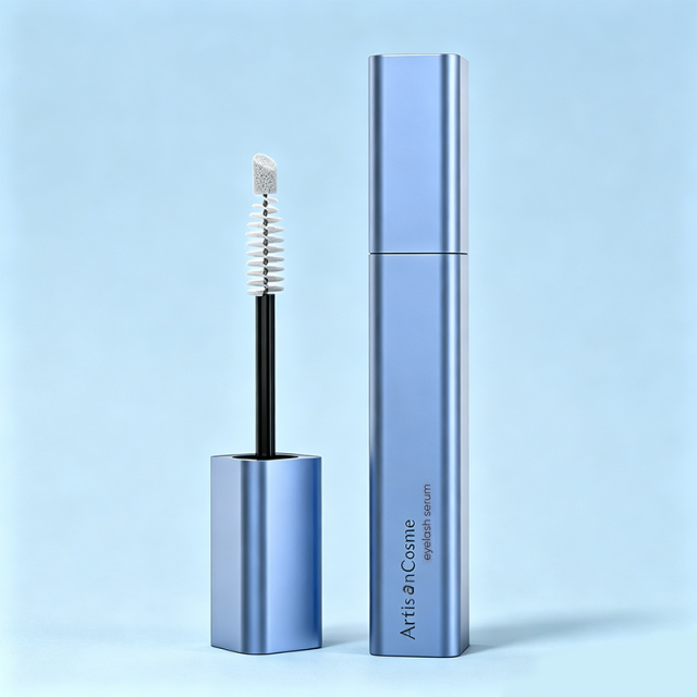 Custom Logo 6ml Eyelash & Eyebrow Growth Serum with Biotin & Korean Multi Peptides, Natural Extracts for Fuller Longer Lashes, 6 Month Supply for Men & Women