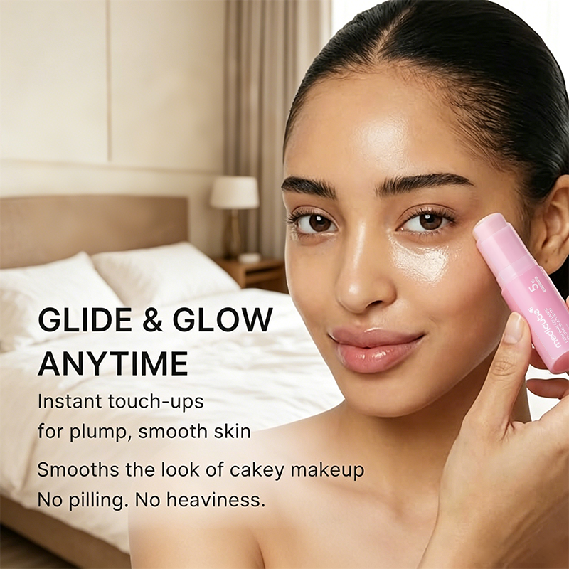 Custom Logo Pink Collagen Volume Multi Balm Stick with Volufiline, PDRN, NAD & Collagen, Plumping Line Care Balm for Face, Lips, Neck & Under Eyes